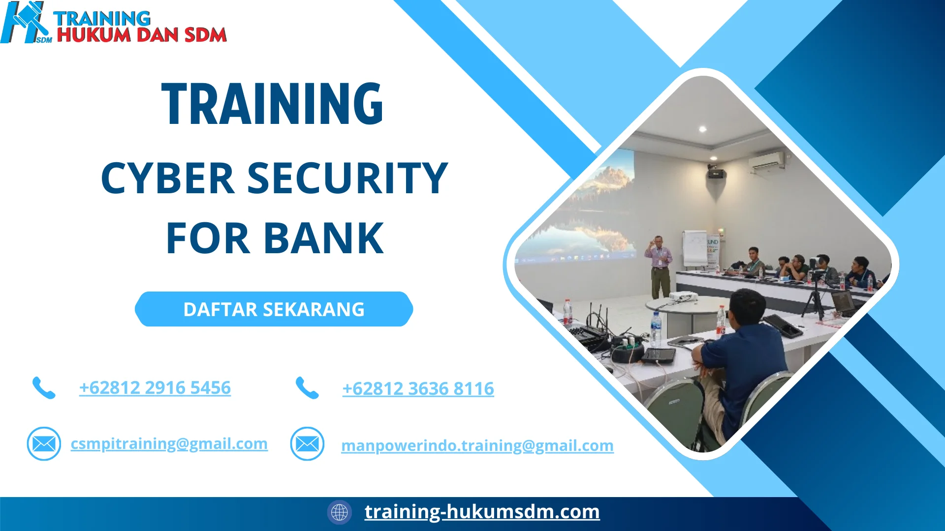 training mitigasi risiko siber Jakarta