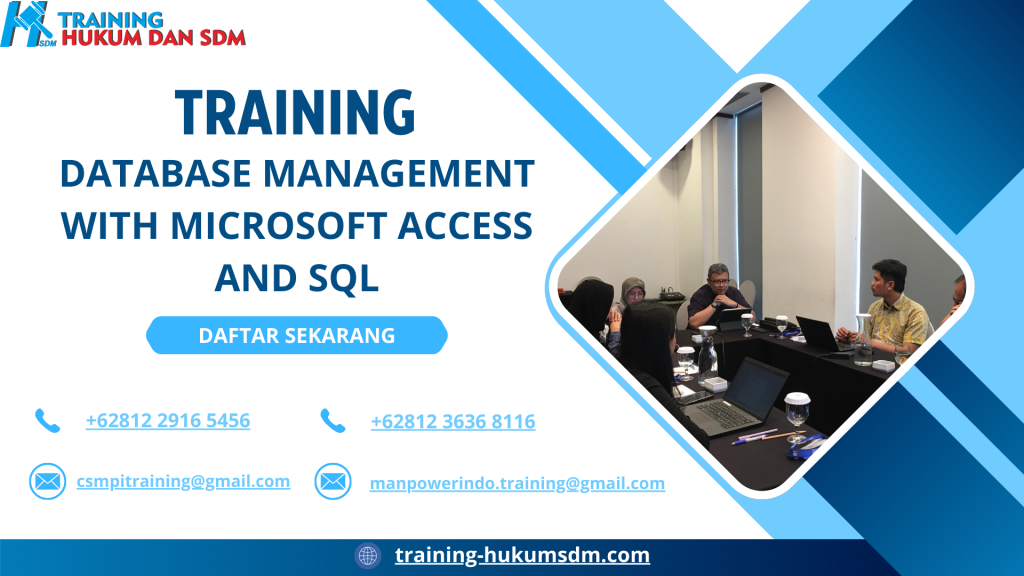 training pengolahan data