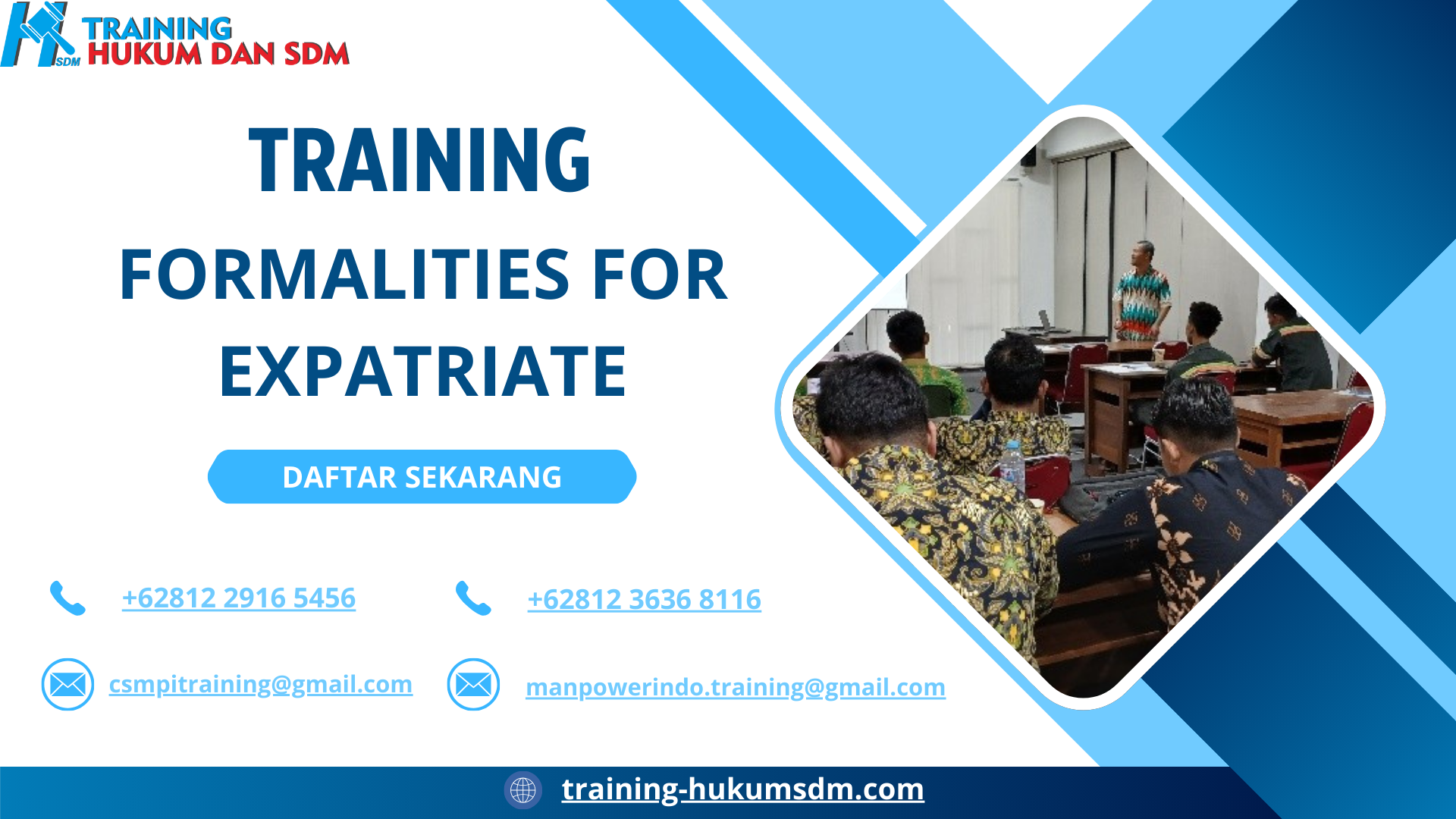 training izin tinggal kerja Jakarta