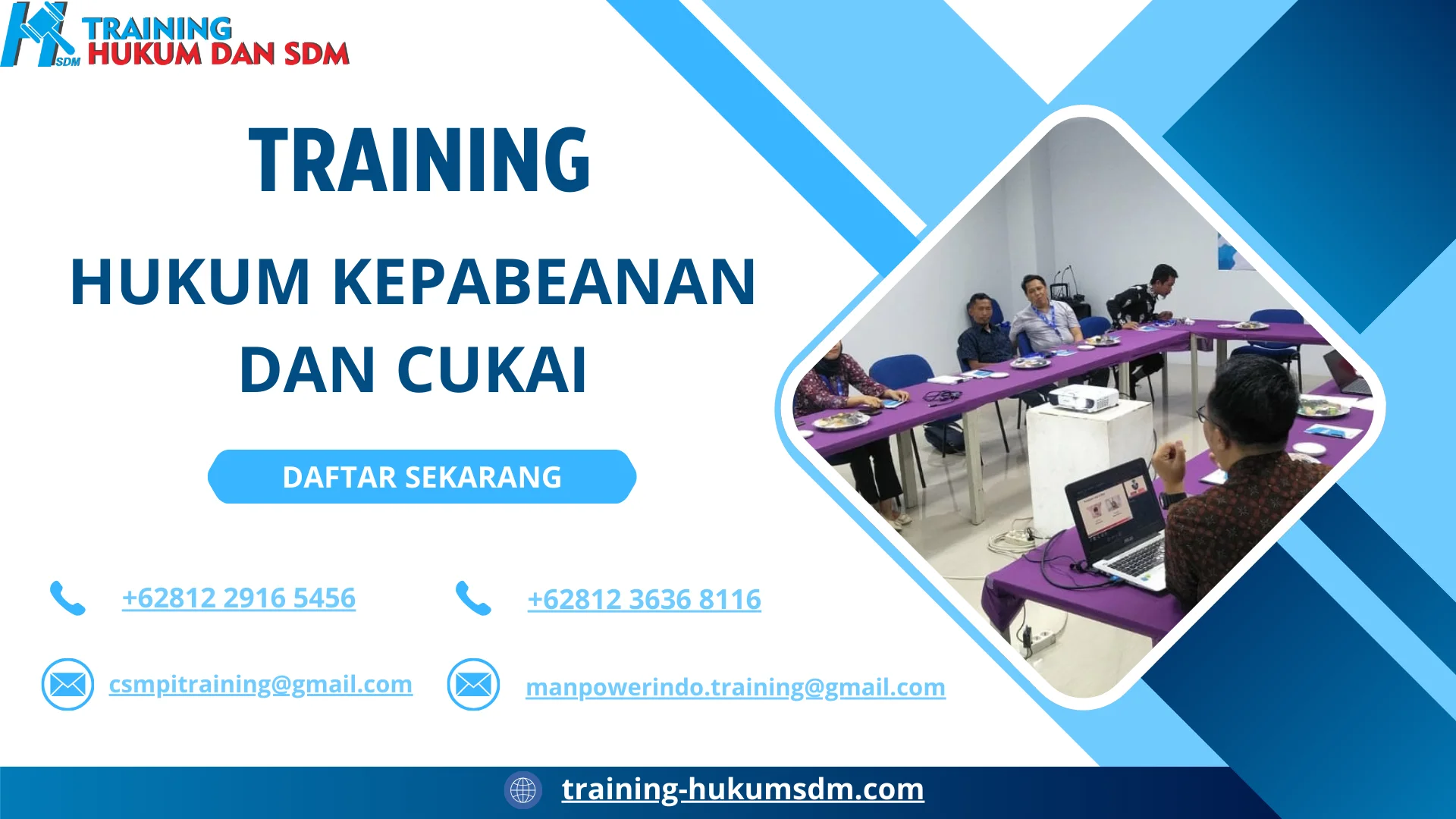 training hukum kepabeanan Jakarta