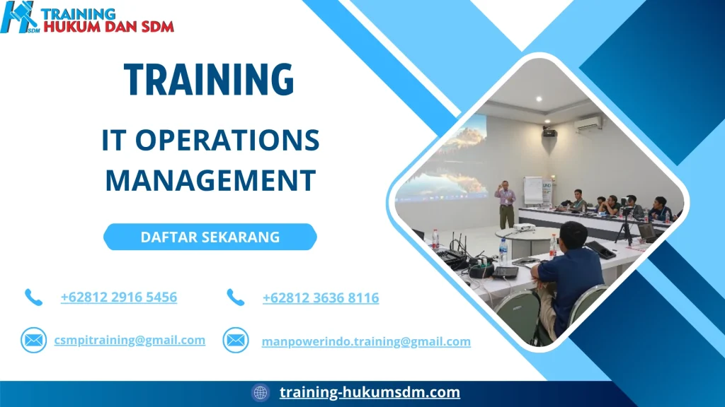 training pengelolaan infrastruktur TI