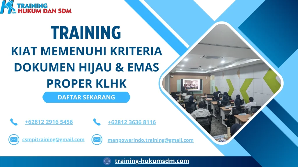 training kriteria emas Jakarta