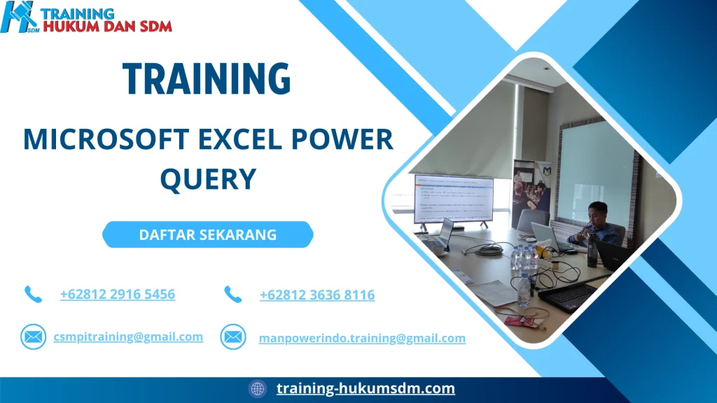 TRAINING MICROSOFT EXCEL POWER QUERY