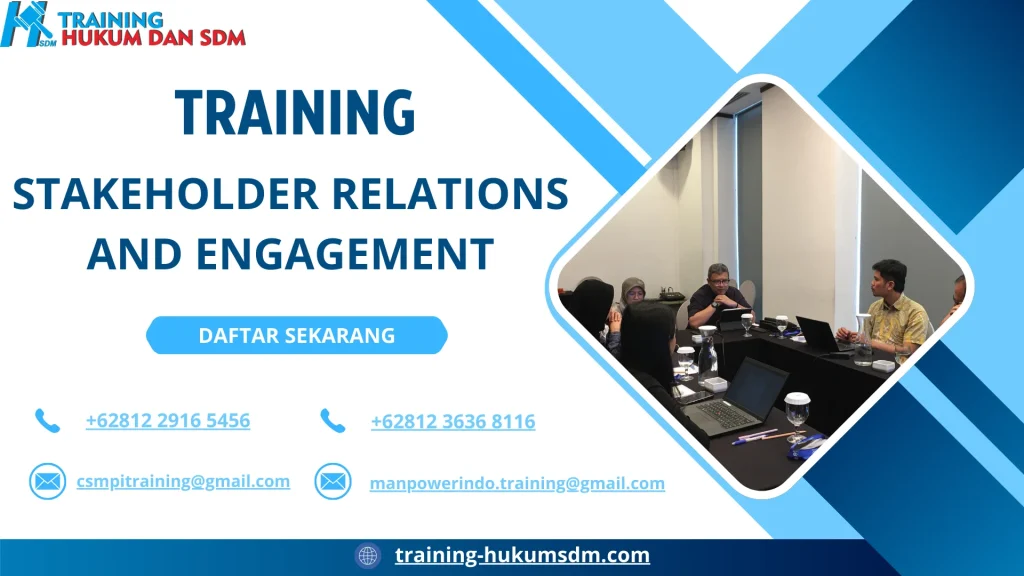 training manajemen hubungan eksternal Jakarta