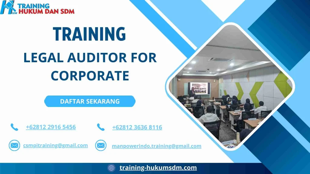 training risiko hukum korporasi Jakarta