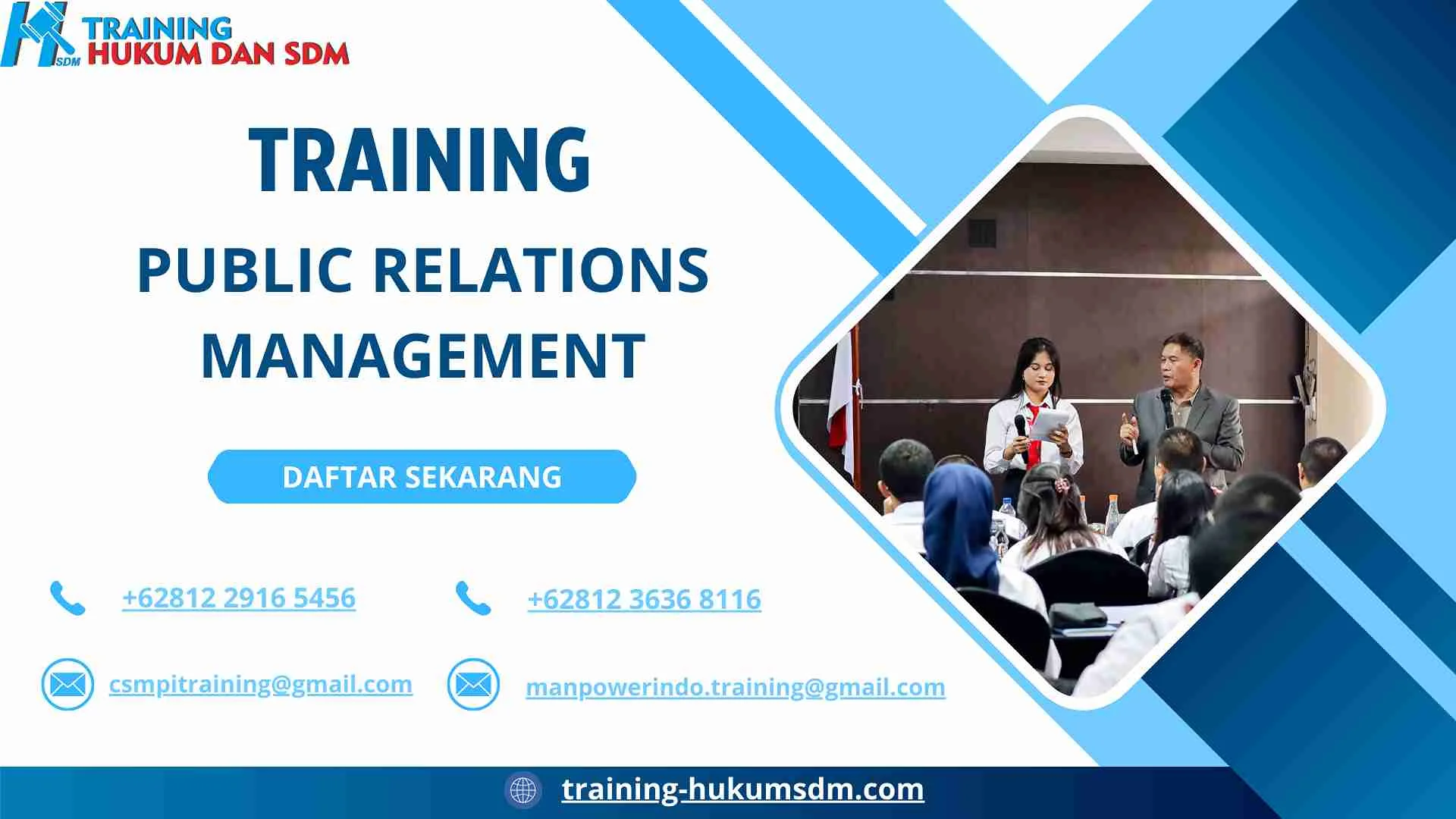 training hubungan media Jakarta