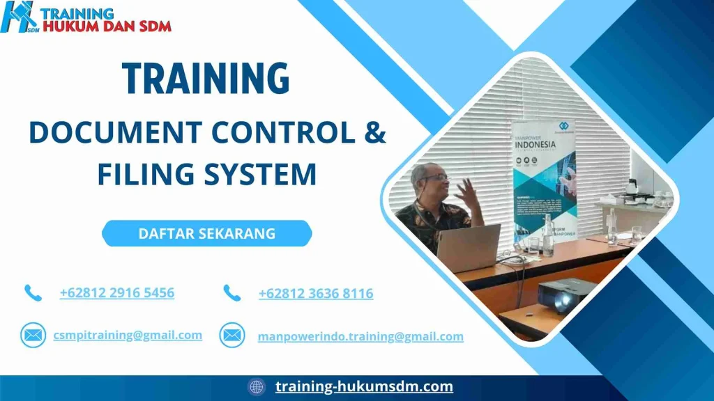 training manajemen dokumen perusahaan Jakarta