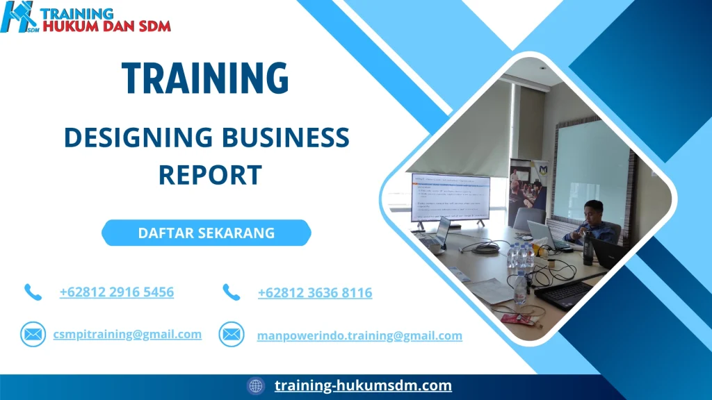 TRAINING DESIGNING BUSINESS REPORT