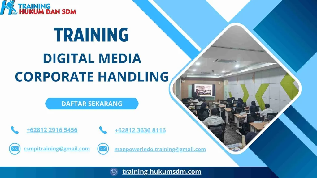 training reputasi digital perusahaan Jakarta