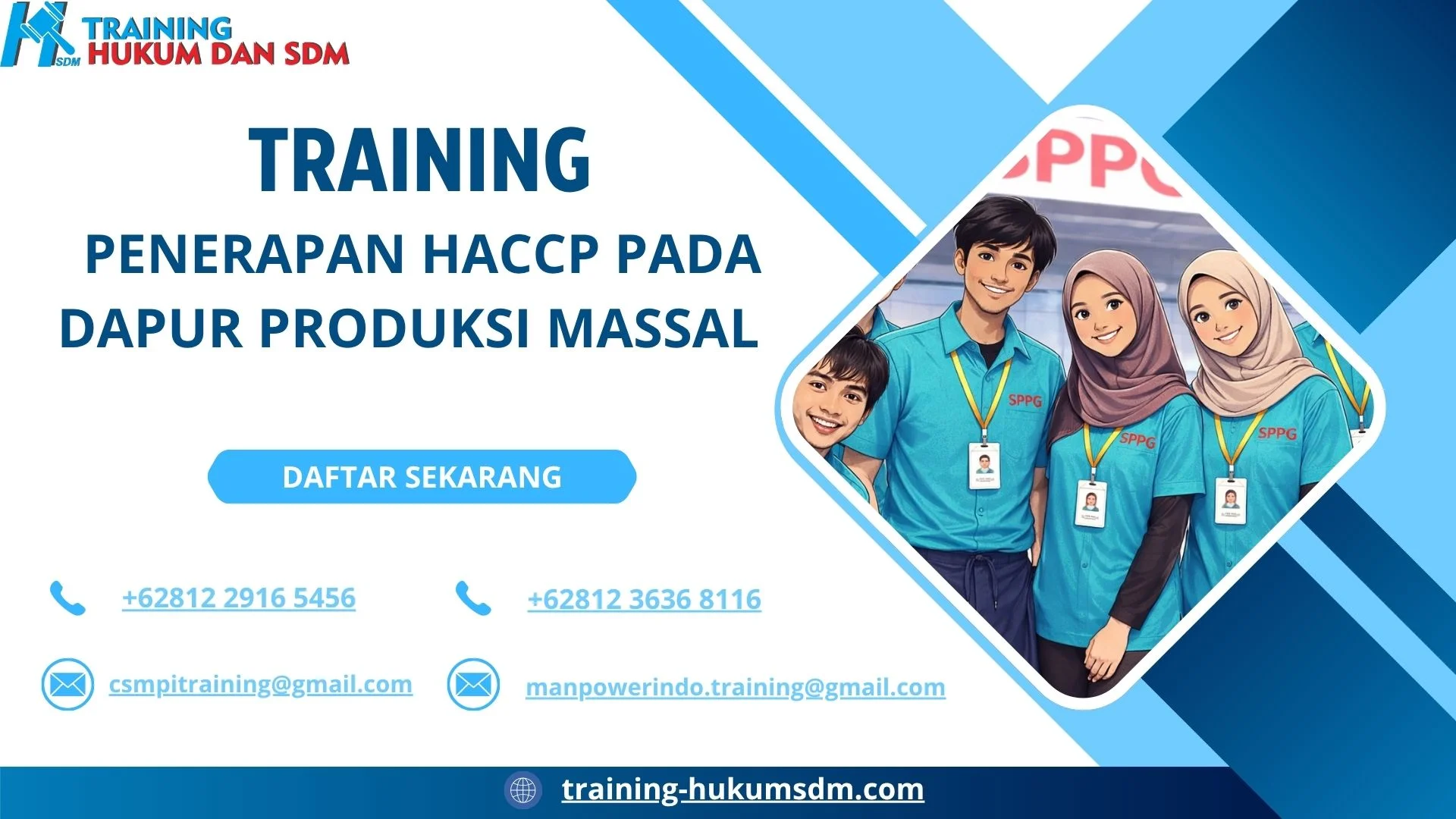 training keamanan pangan produksi besar JAKARTA