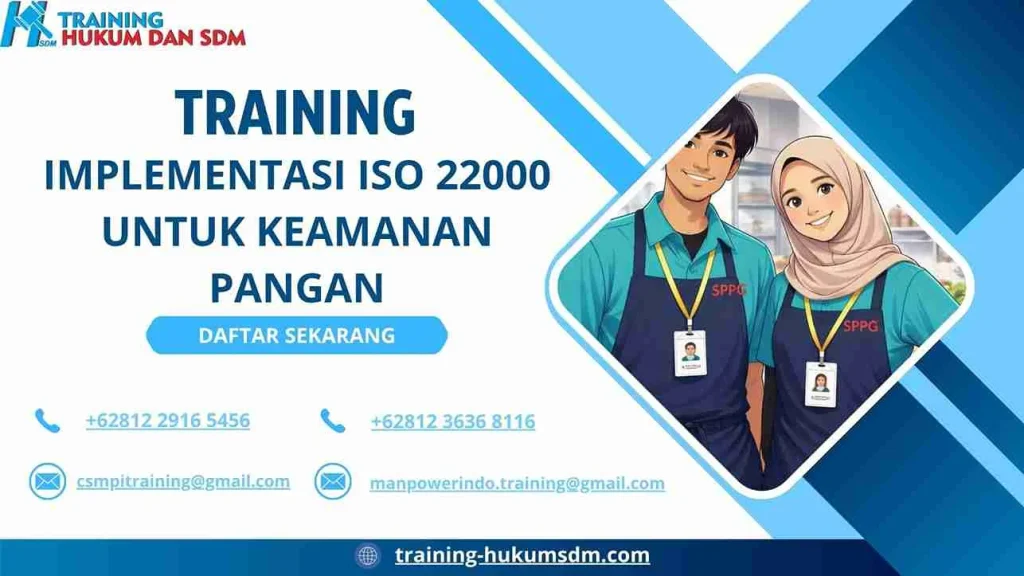 training sistem manajemen pangan Jakarta