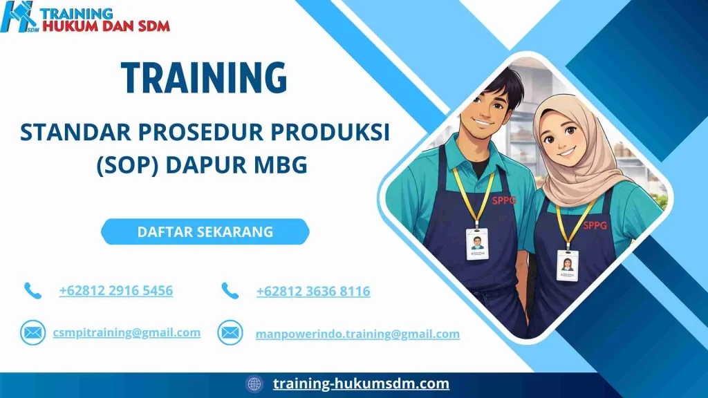 training prosedur produksi makanan JAKARTA