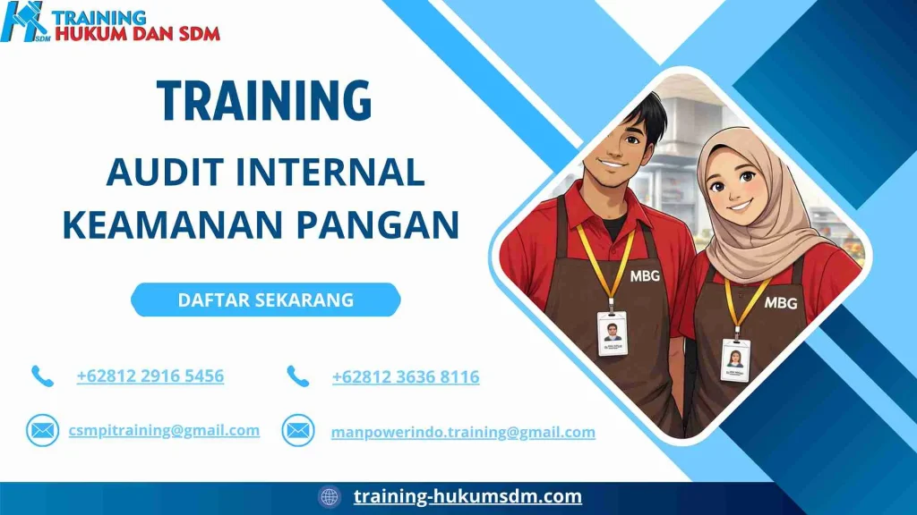 training internal audit HACCP JAKARTA