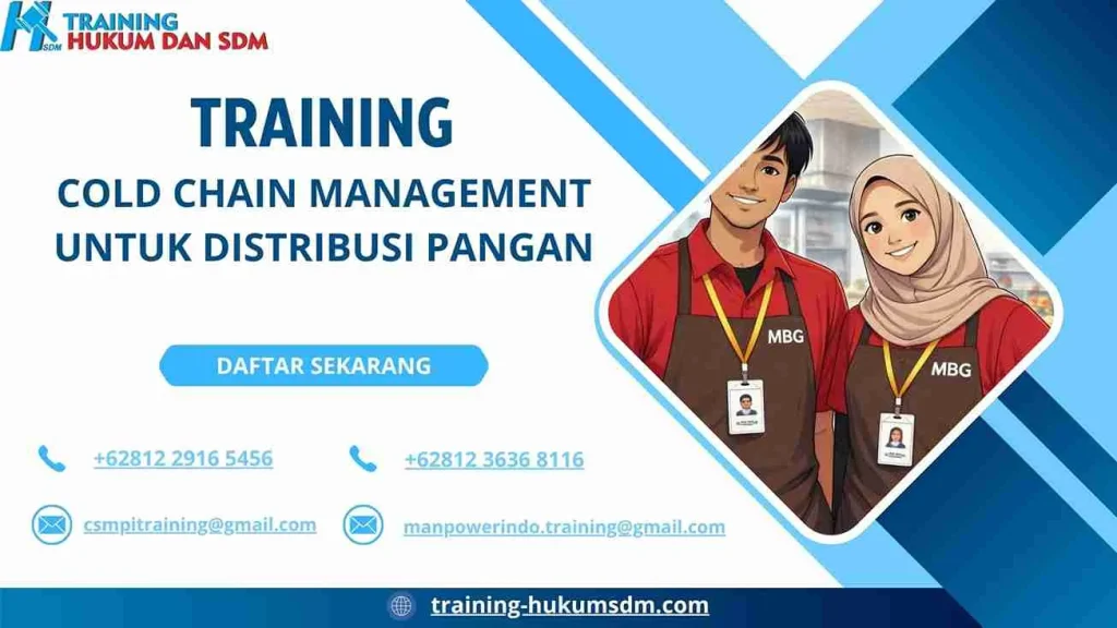 training rantai dingin pangan Jakarta