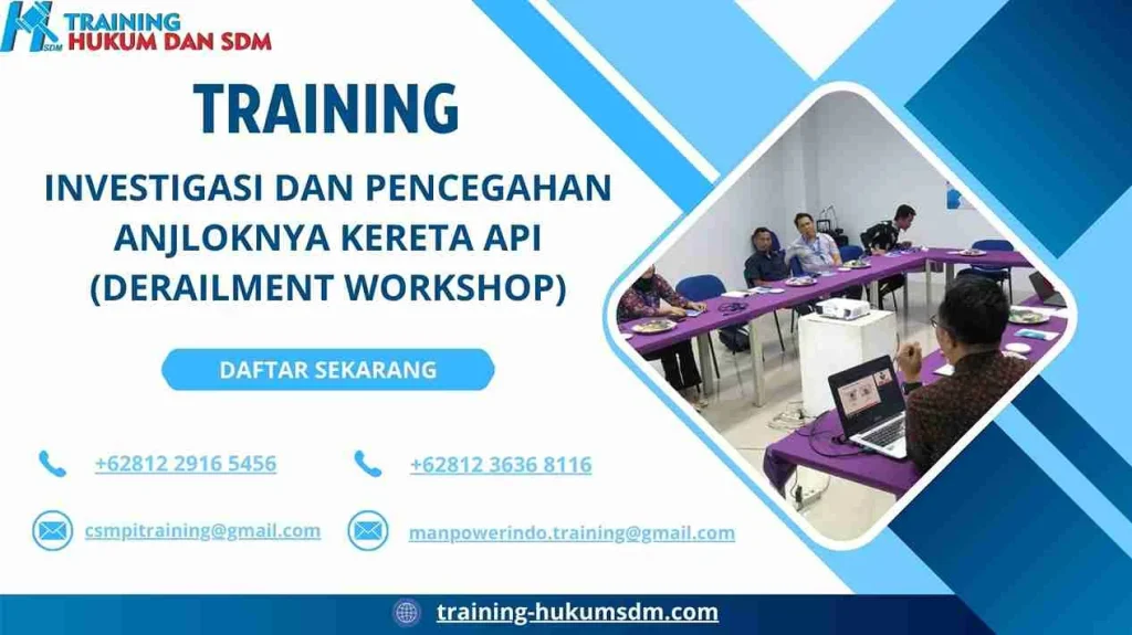 training investigasi kecelakaan railway Jakarta