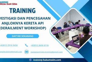training investigasi kecelakaan railway Jakarta