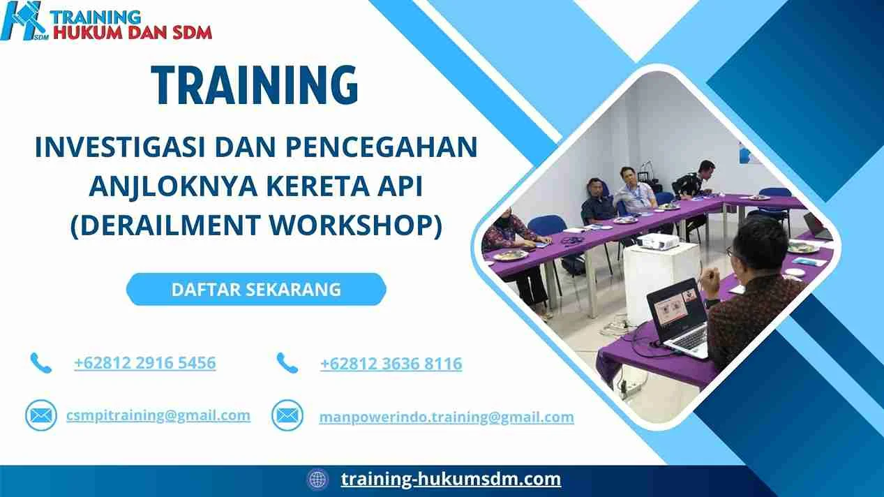 training investigasi kecelakaan railway Jakarta