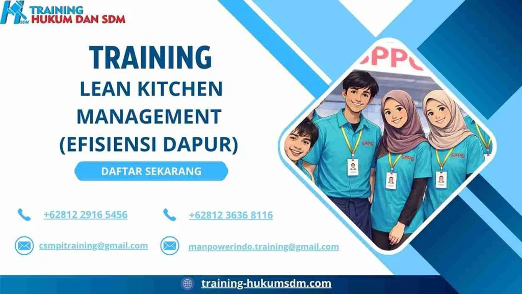 training lean management kitchen Jakarta