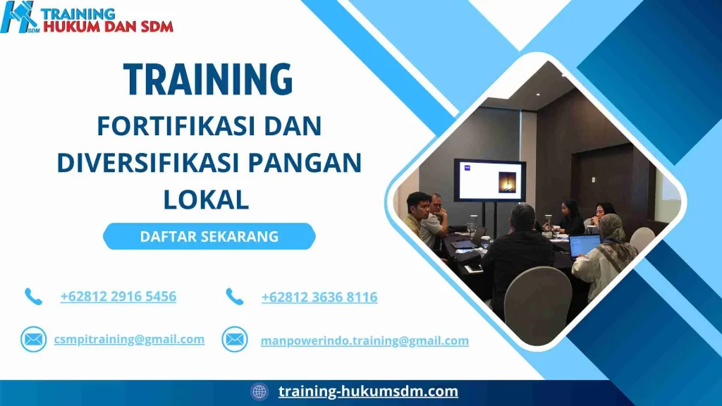 training diversifikasi pangan Indonesia