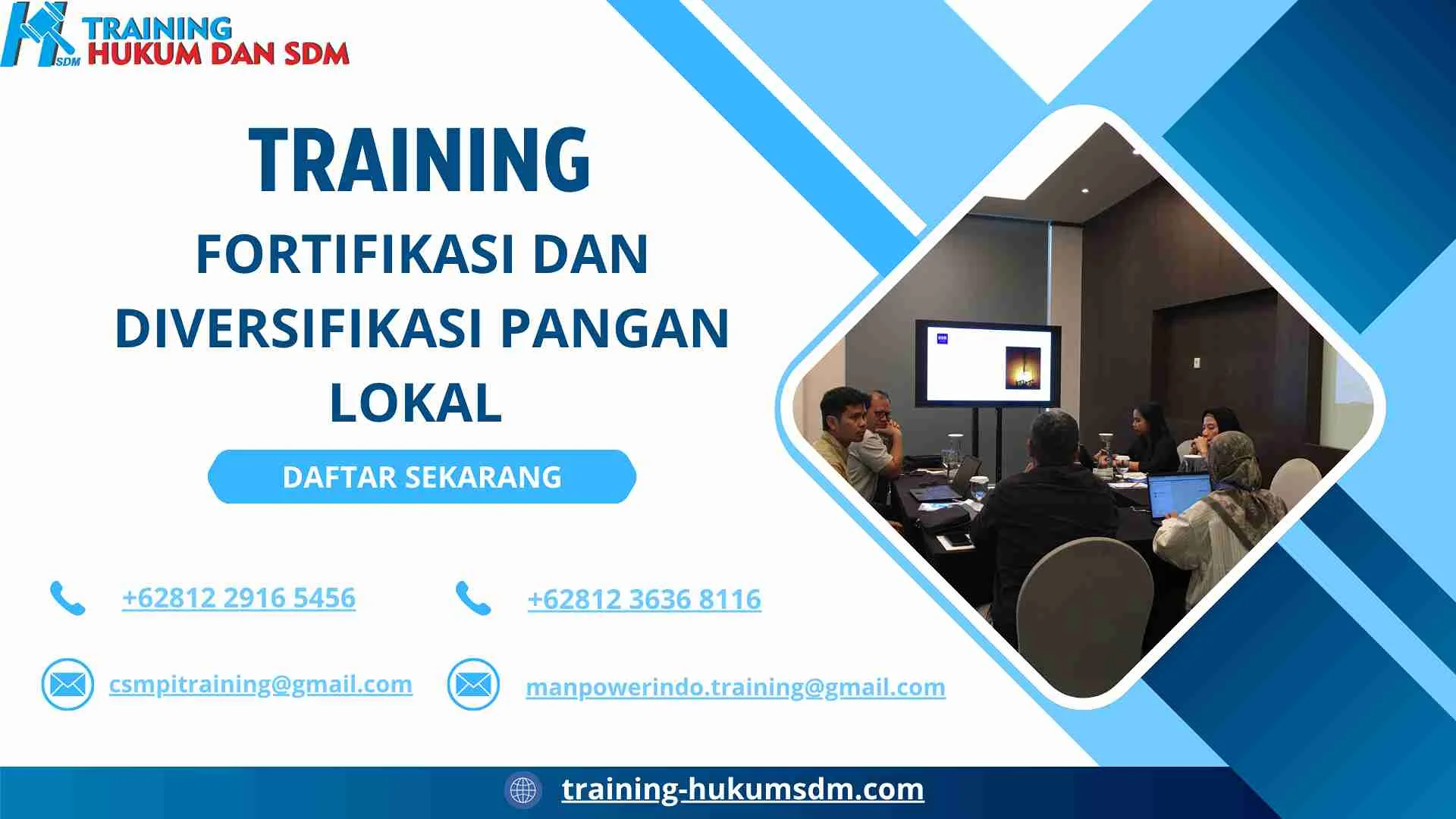 training diversifikasi pangan Indonesia