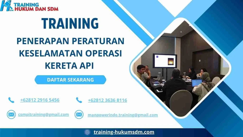 training regulasi railway Indonesia Jakarta