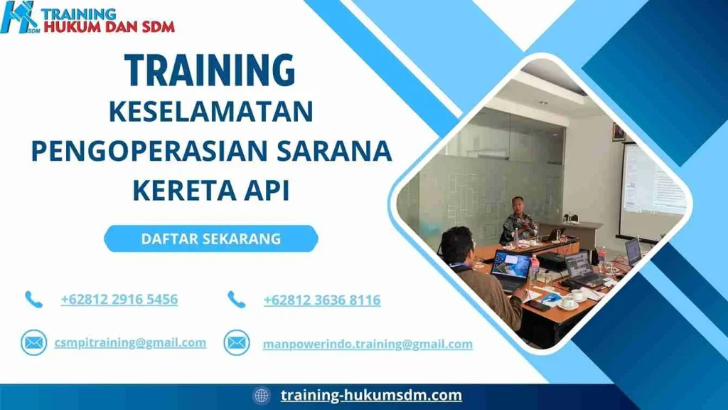 training operasional sarana kereta api Jakarta