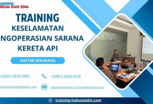 training operasional sarana kereta api Jakarta