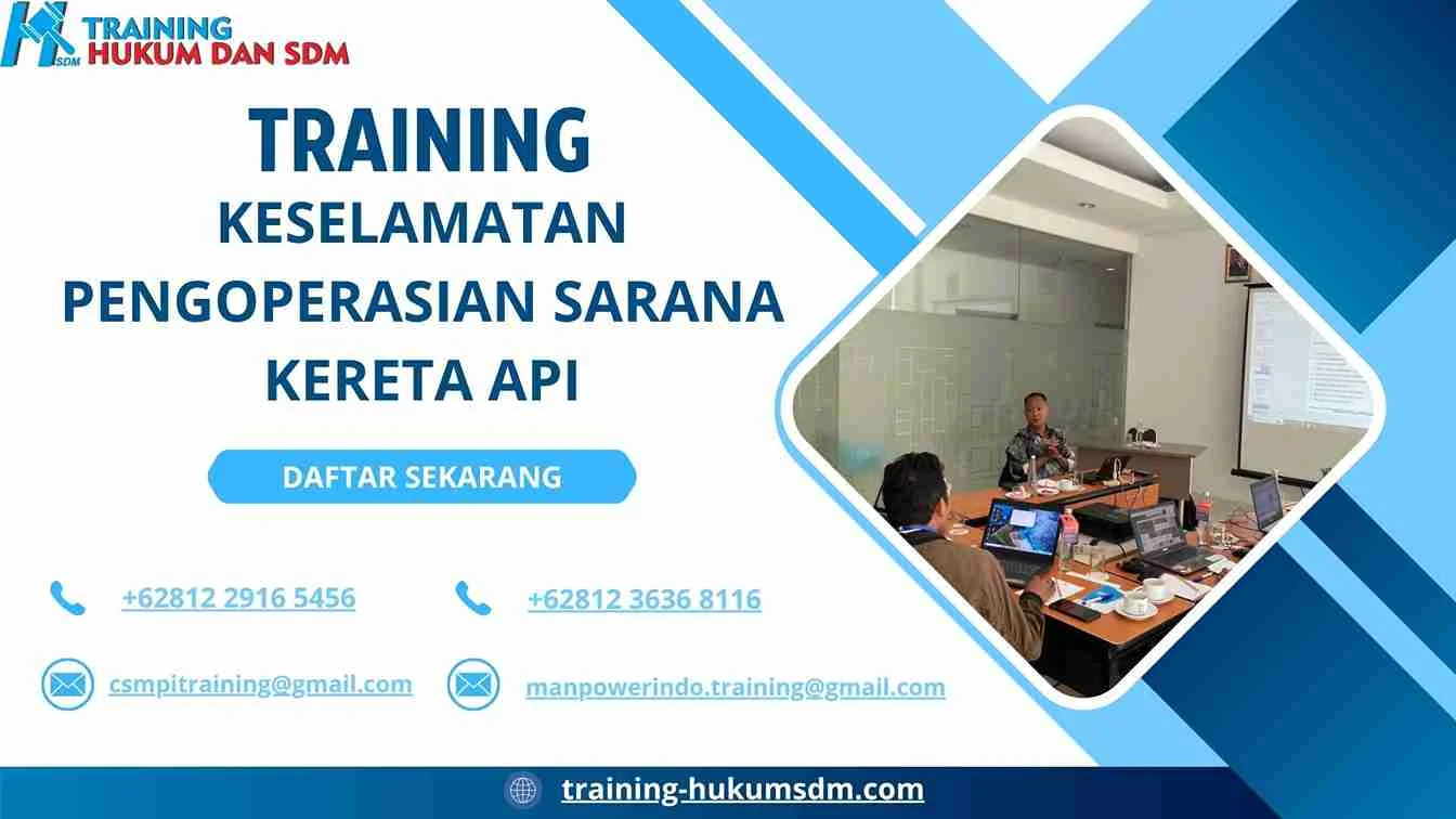 training operasional sarana kereta api Jakarta