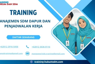 training penjadwalan kerja kitchen jakarta