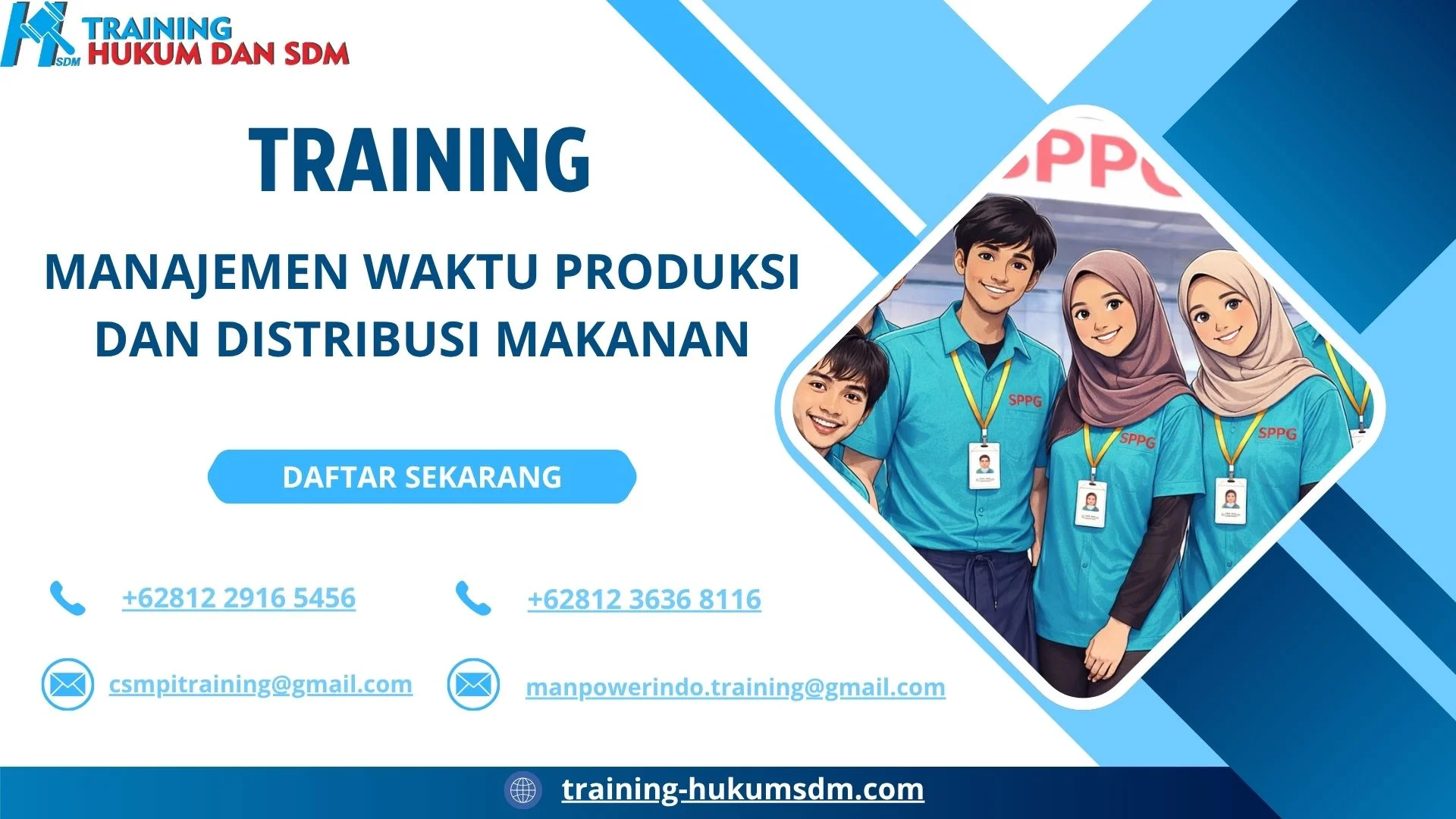 training distribusi makanan efisien jakarta