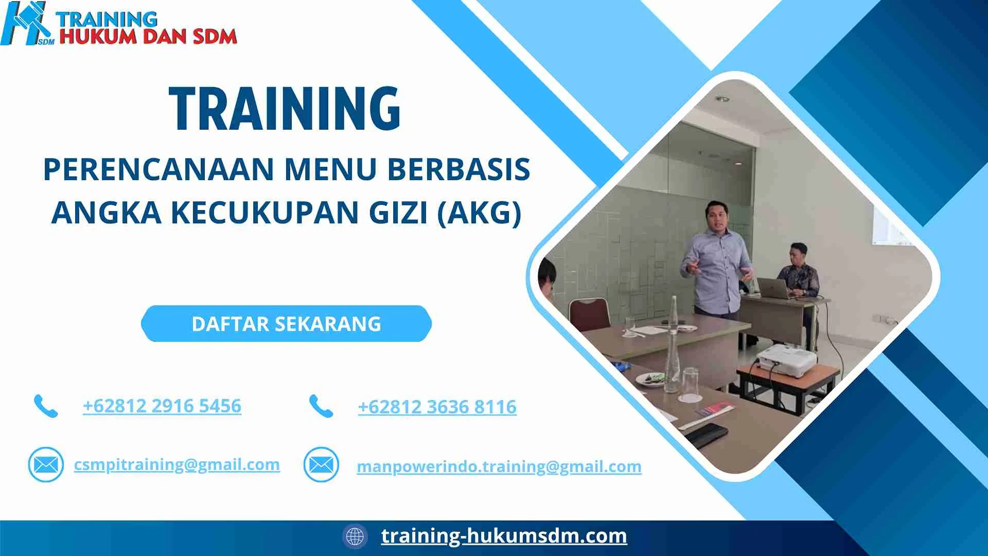 training perencanaan gizi seimbang