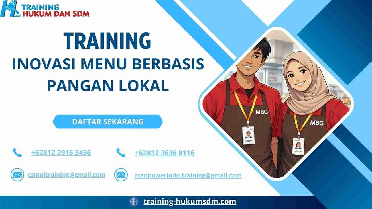 training olahan bahan lokal sehat Jakarta