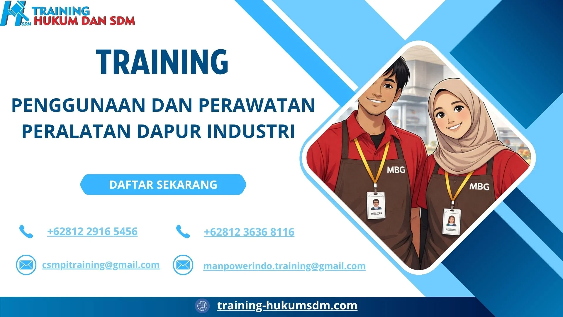 training maintenance kitchen equipment jakarta