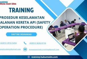 training SOP perjalanan kereta Jakarta