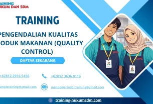 training pengendalian mutu pangan jakarta