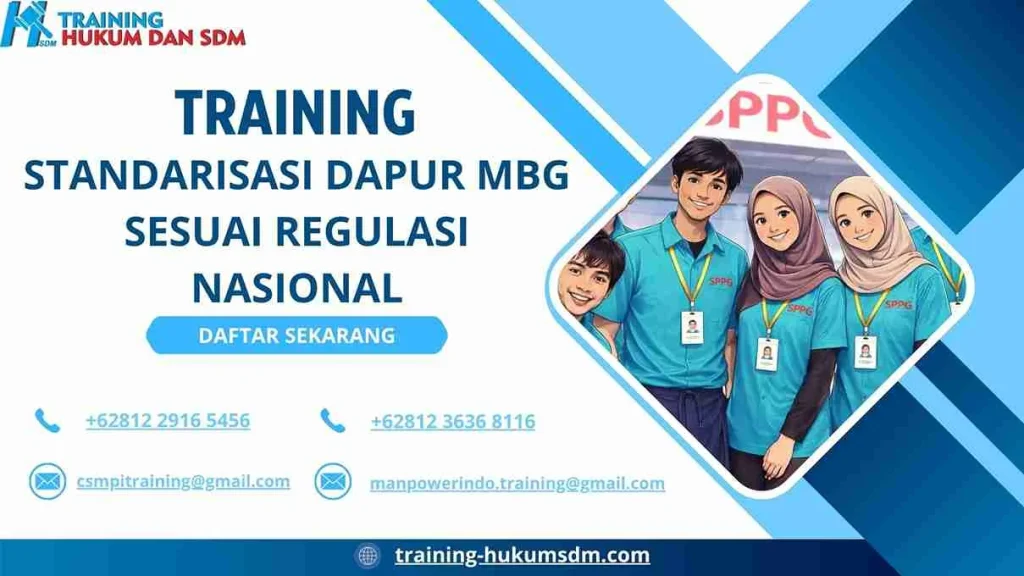 training higiene sanitasi dapur Jakarta