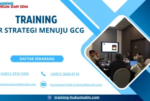 TRAINING CSR STRATEGI MENUJU GCG
