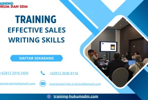 TRAINING EFFECTIVE SALES WRITING SKILLS