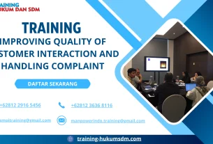 TRAINING IMPROVING QUALITY OF CUSTOMER INTERACTION AND HANDLING COMPLAINT