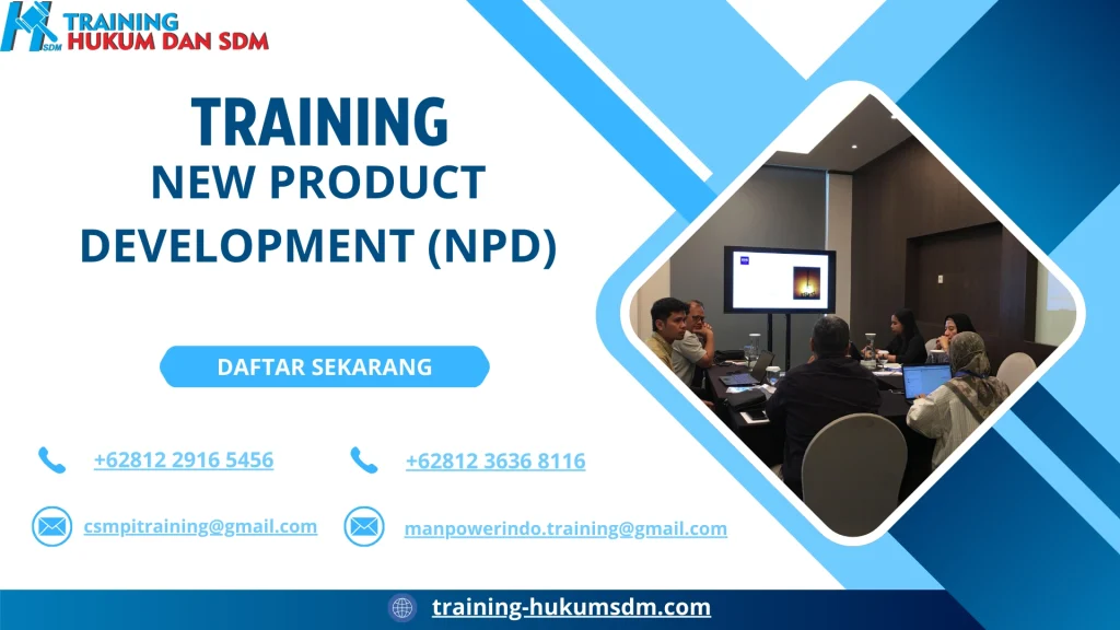 TRAINING NEW PRODUCT DEVELOPMENT (NPD)