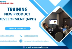 TRAINING NEW PRODUCT DEVELOPMENT (NPD)